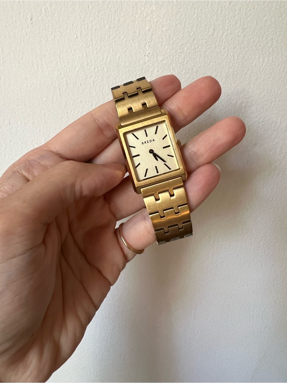 BREDA Virgil gold watch